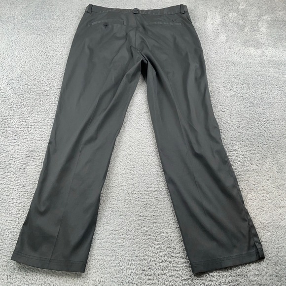Nike Golf Pants Mens 34x30 Black Dri-Fit Tour Performance Chino Flat Front - Picture 4 of 11